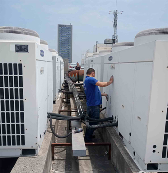 东台中央空调制热和不制冷系统维修方法